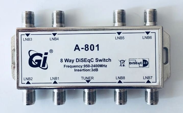 DiSEqC 1.1 8x1 GI A-801