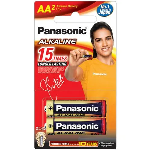 Panasonic ALKALINE POWER AA BLI 2 Sticker