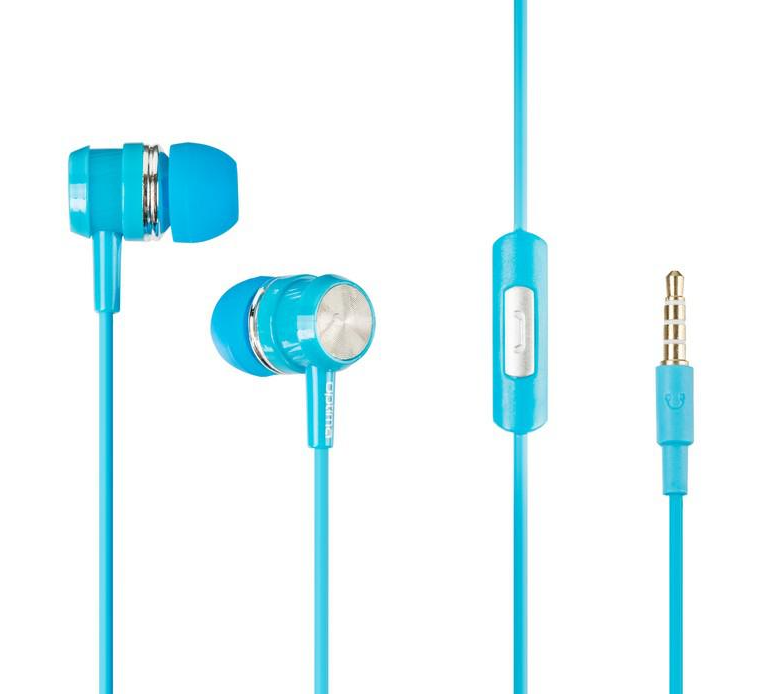 HF MP3 Optima OM-400 with mic Blue