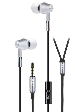 Наушники 2E S2 Metal Skin Mic Silver