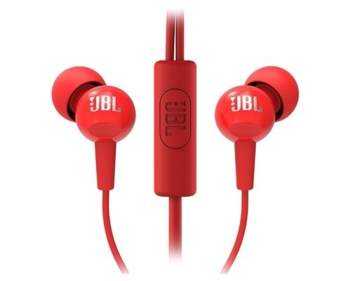 JBL C100si Red + mic + button call answering