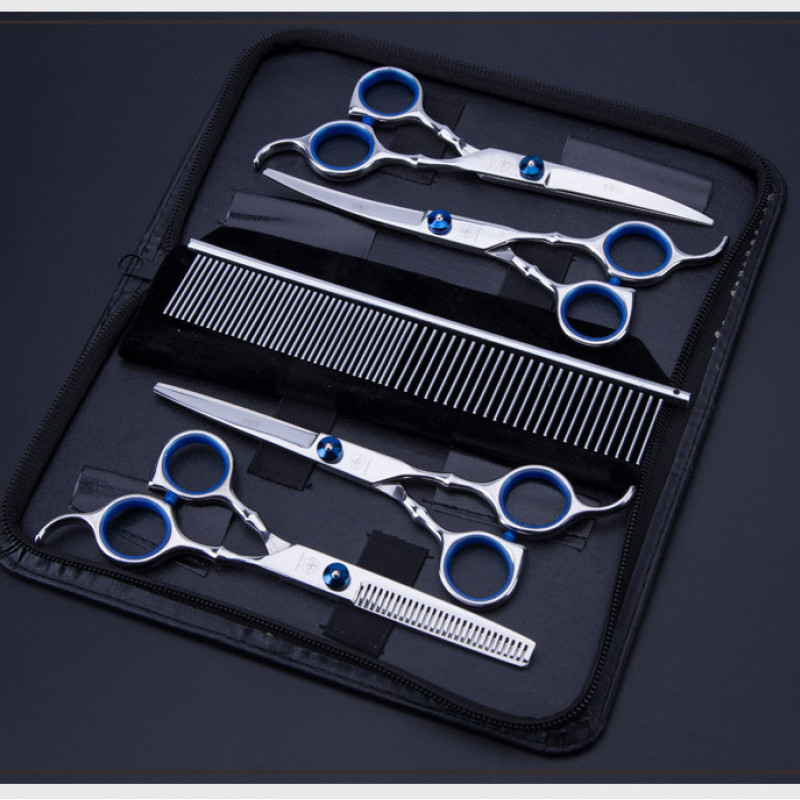 Professional-set-5in1-for-grooming-animal-grooming-scissors-straight-800x800h