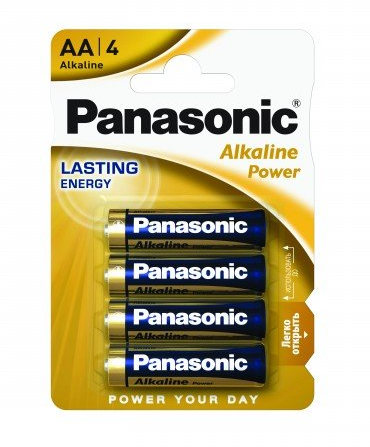 Panasonic ALKALINE POWER AA BLI 4 Sticker