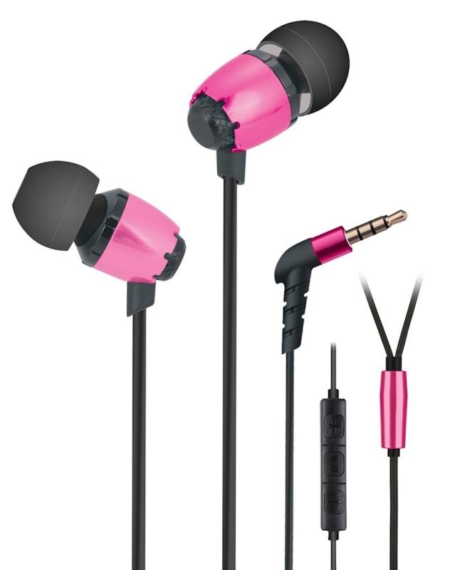 Наушники 2E S6 Pinion Mic Pink