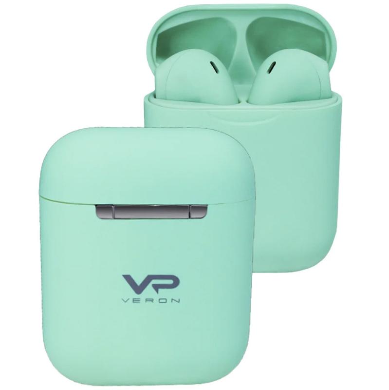 Veron (VR-01) TWS Bluetooth Earphone — Colorful Sound Green
