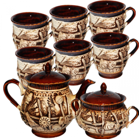 Сервиз чайный 8 предметов БУ