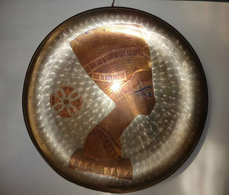 Тарелка настенная Нефертити 36см БУ