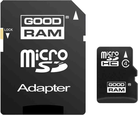 MicroSD 4Gb + Adapter БУ