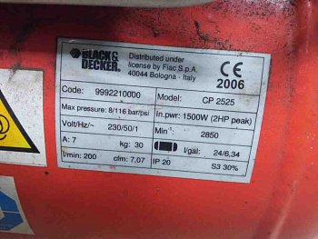 Black&Decker CP2525