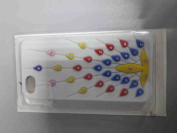 Чехол Swarovski iPhone 4/4S White
