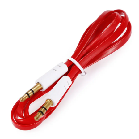 Кабель 3,5"-3.5" 1m Red