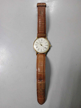 Мужские позолоченные часы "Луч" AU10