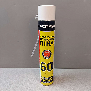 Lacrysil 60Л  750 мл пена монтажная бытовая 4823046110733