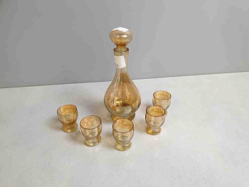 Сервиз графин и 6 рюмок