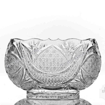 Салатница хрустальная БУ