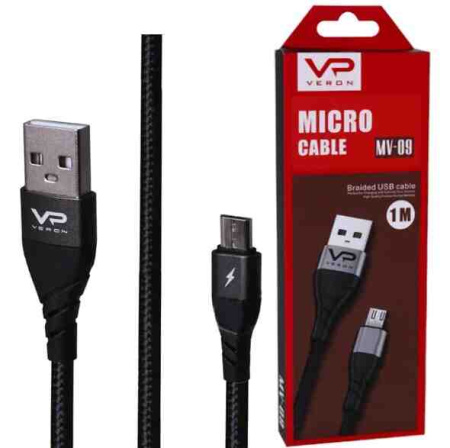MV09 Micro Braided USB cable 2m