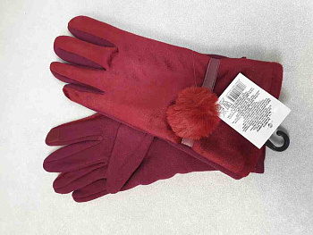 Перчатки женские флисово-шерстяные