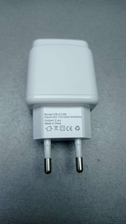 СЗУ Veron VR-C12M set (Micro) 2 USB 2.4A White
