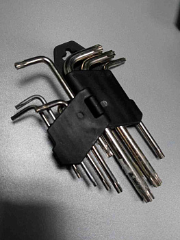 Набор шестигранников звёздочка 9 шт