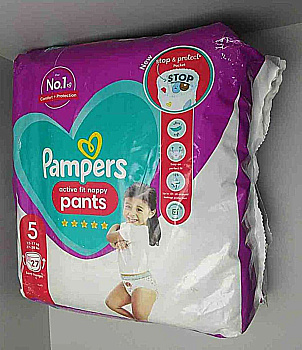 Pampers Active Fit Nappy Pants Размер 5 12-17кг 27шт