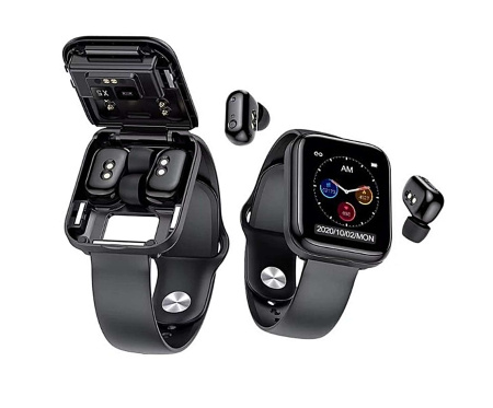 Смарт-часы X5 (X8) TWS Bluetooth-гарнитура Беспроводные наушники 2в1