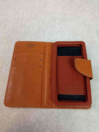 Universal Book Cover Goospery Canvas Diary 4.5" Red