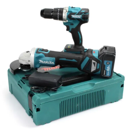 Болгарка Makita DGA 504 + Дрель DF550DWE (копия) БУ