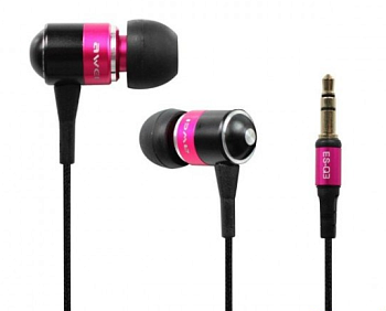 Наушники Awei ES-Q3 Pink