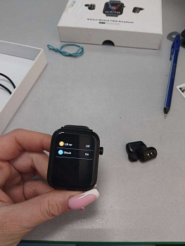 Смарт-часы X5 (X8) TWS Bluetooth-гарнитура Беспроводные наушники 2в1