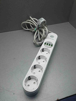 LDNIO SE4432 4 розетки/4 USB 2 м