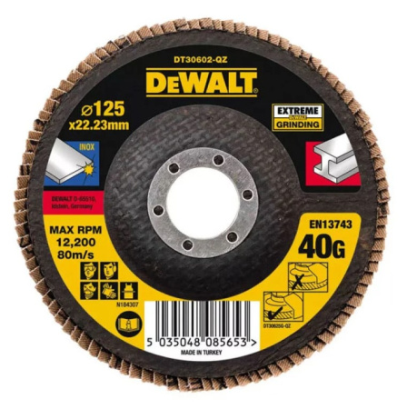 DeWALT DT30602 круг шлифовальный лепестковый БУ