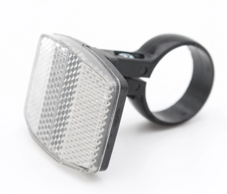 Катафот белый пластмассовый малый (крепеж: пластик. хомут Ø31.8mm) Катафот белый пластмассовый малый (крепеж: пластик. хомут Ø31.8mm)