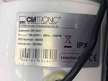 Паровая швабра Clatronic DR 3431