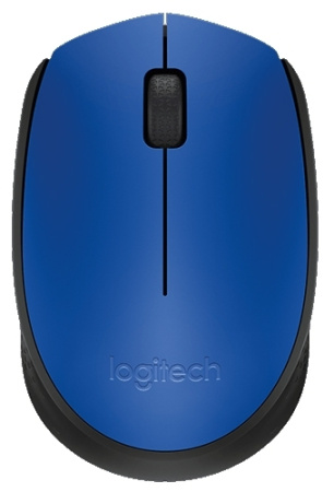 Logitech M171 Wireless Mouse Blue-Black USB БУ