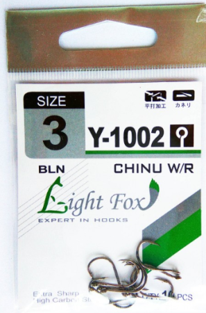 Гачок Light Fox Y-1002 №3 (10шт)