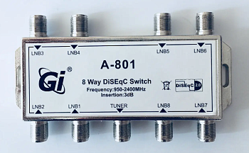 DiSEqC 1.1 8x1 GI A-801