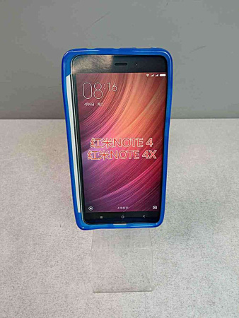 Original Silicon Case Xiaomi Redmi Note 4x Blue