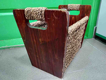 Корзина плетеная 37х20х27 см