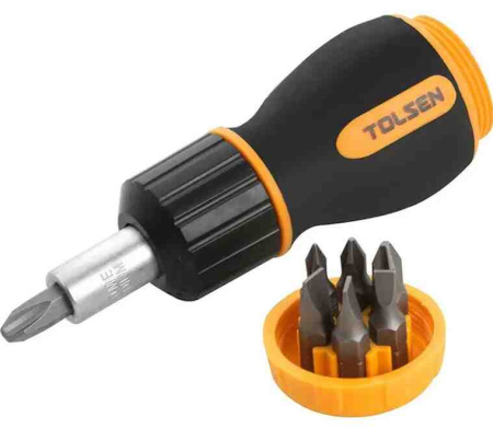 Отвертка 12 бит в рукоятке БУ