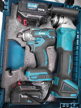 Набір KITA болгарка та гайковерт акумуляторний 2в1