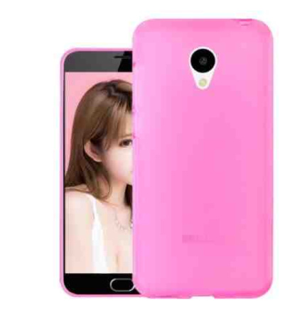 Original Silicon Case Meizu M5 Pink