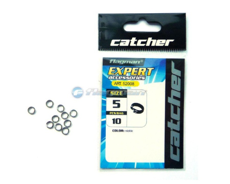 Кольца заводные Flagman Catcher № 5 (10 шт)