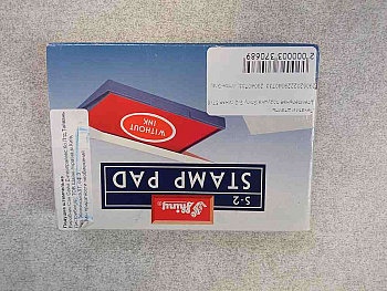 Штемпельная подушка Shiny S-2 синяя 57x88