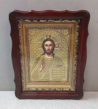 Икона фотопринт Иисус Христос 22х28 см.