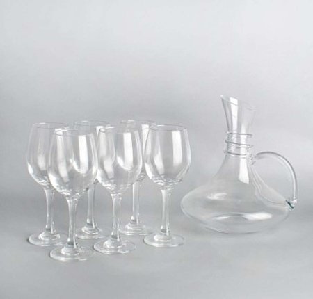 Набор 6 бокалов + Декантер БУ