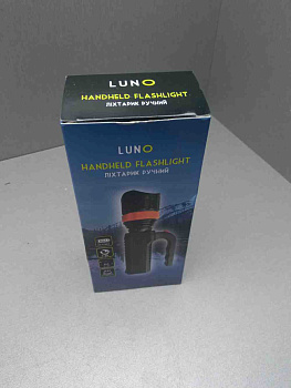 Фонарик ручной на батарейках с зумом Luno 91082