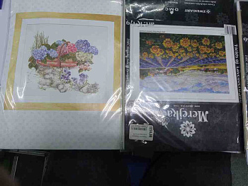 Мережка К-179 Лаванда и подсолнухи Мережка К-179 Лаванда и подсолнухи