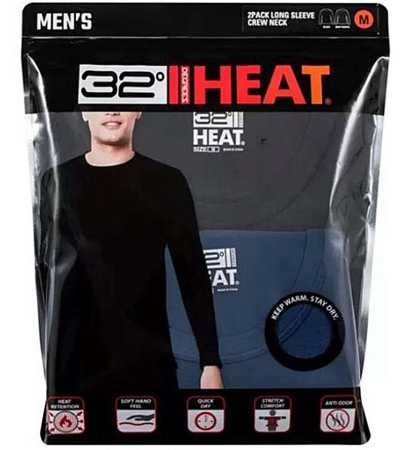 32 Degrees Heat Long sleeve crew neck  БУ