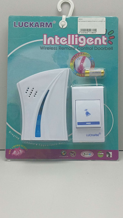 Беспроводной дверной звонок Luckarm на батарейках (D9688), blue | AG420024 БУ