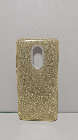Remax Glitter Silicon Case Xiaomi Redmi 5 Gold